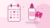 Perfume em promoção com calendário