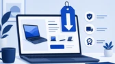 Notebook em promoção com checklist