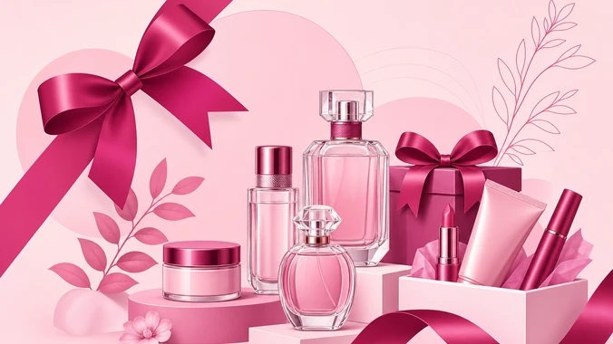 Perfumes e cosméticos em promoção